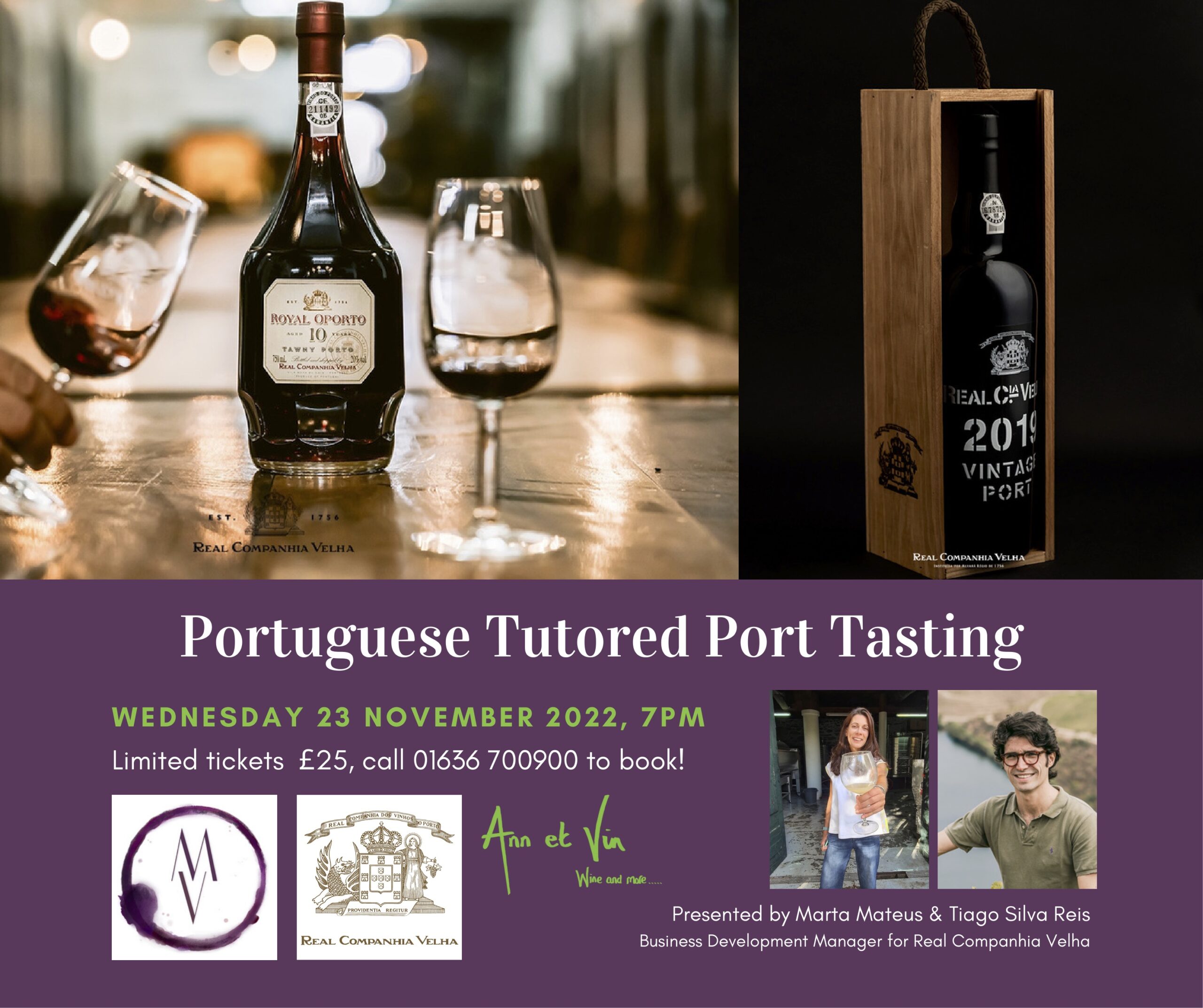 Portuguese Port Wine Tasting at Ann et Vin with Marta Vine