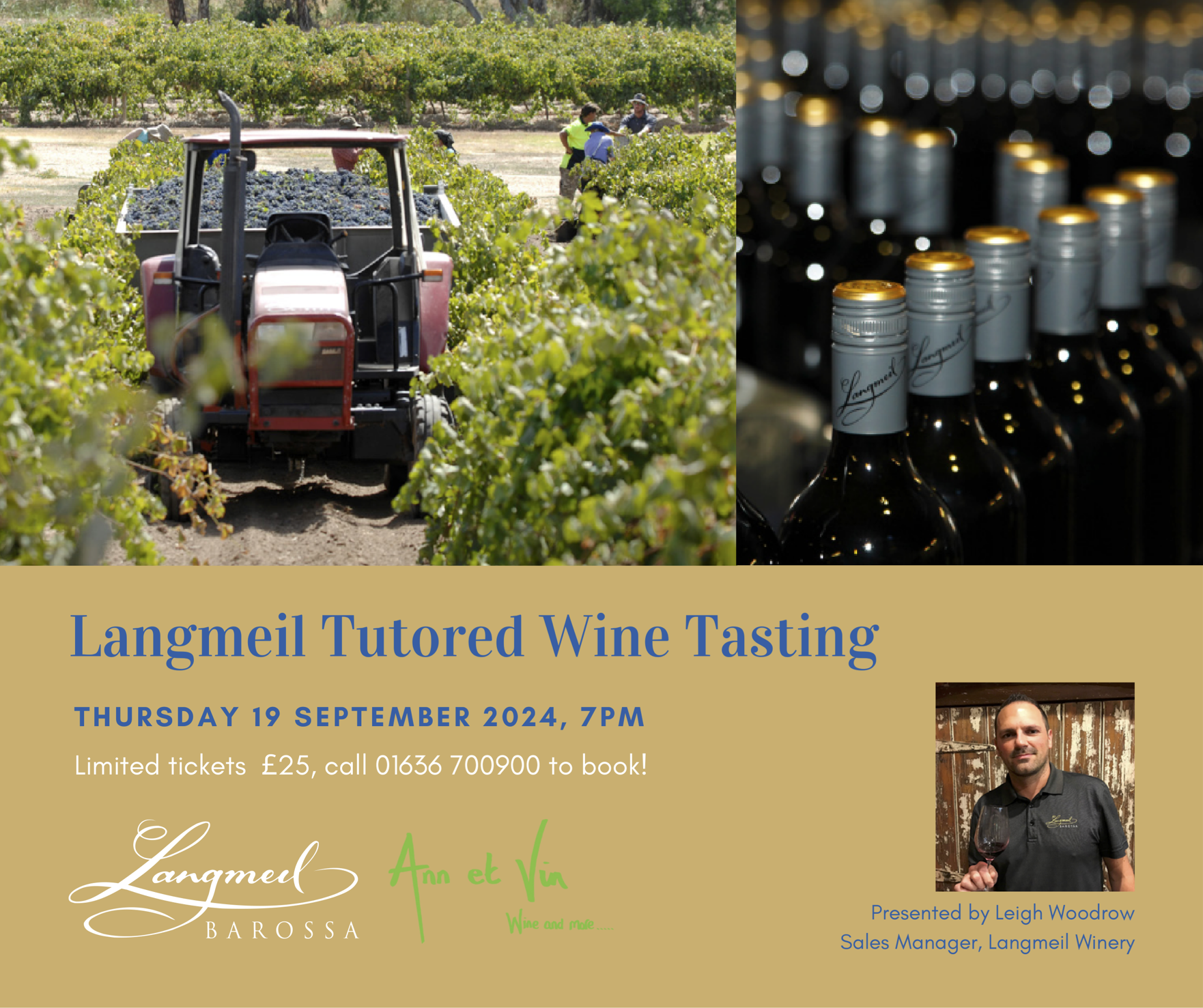 Australian Wine Tasting with Langmeil Winery at Ann et Vin in Newark