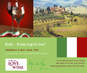 Italian Wine Tasting - Italy from Top to Toe